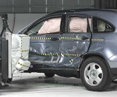 2010 Honda CR-V IIHS Side Impact Crash Test Picture